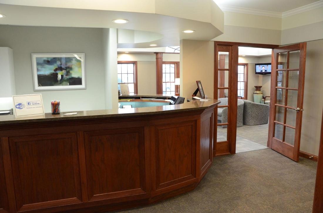 image of the office front desk | Moline IL